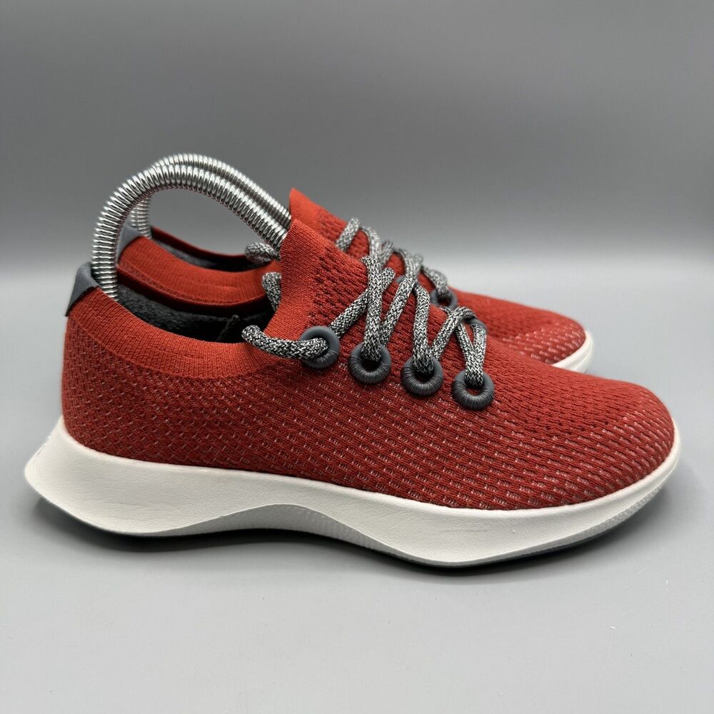 Allbirds Shoes Womens Tree Dasher Sneakers Red Lace Up Size 7